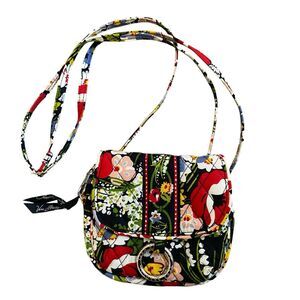 Vera Bradley Little Mini Hip Bag Crossbody Belt Bag Purse Floral Multicolor